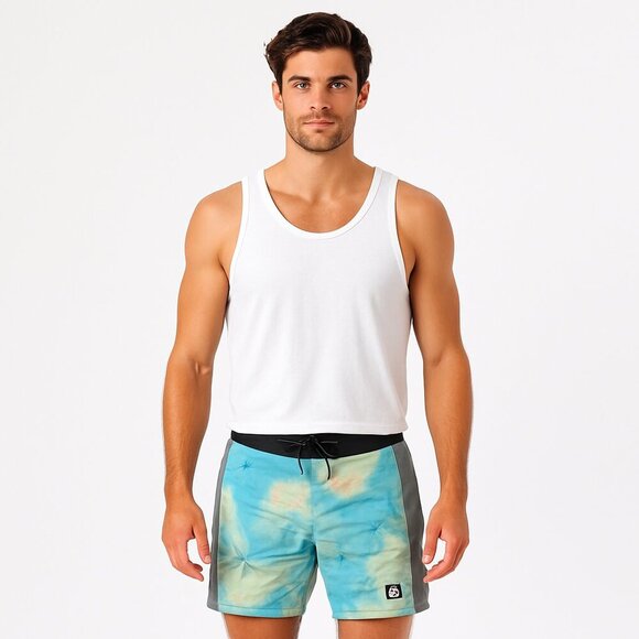 Quiksilver Highline Arch Boardshorts 19" Size Large Black Surf Swim Trunks Sz 34 - Picture 1 of 14